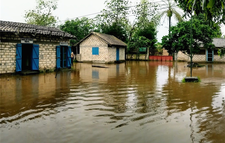 Erratic weather is increasing the likelihood of severe flooding in places like the Lac Tele Community Reserve, Republic of Congo CREDIT: WCS